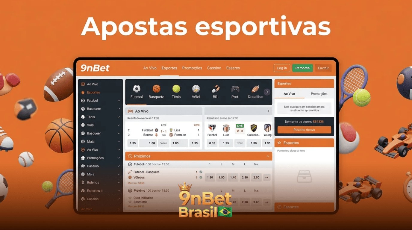 Jogos de esporte no site 9nBet no Brasil