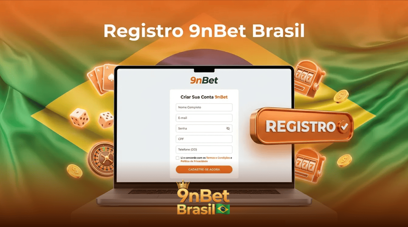 Cadastro de jogadores e login de contas na 9nBet no Brasil